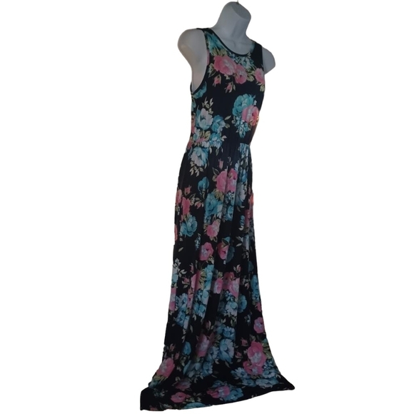 ELOGES Maxi Floral Sleeveless Dress Size Medium - Picture 1 of 6